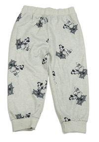 Šedé tepláky s Mickeym