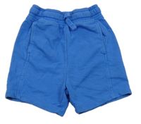 Modré teplákové kraťasy 