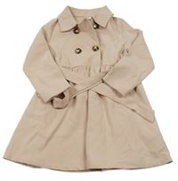 Světlerůžové šaty s límečkem a páskem PatPat