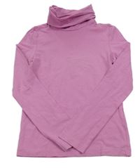 Ružové tričko s rolákom Alive