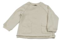 Smotanový sveter s vreckami F&F