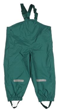 Zelené šusťákové laclové kalhoty Lily&Dan