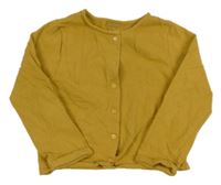 Horčicová prepínaci mikina Vertbaudet