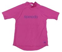 Ružové UV tričko s logom Speedo