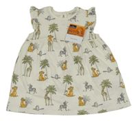 Nové - Biele bavlnené šaty Levíý kráľ Disney