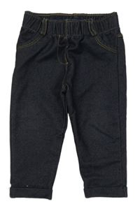 Tmavomodré legíny riflového vzhledu Kiabi