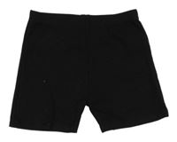 Čierne elastické kraťasy