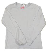 Bílé triko s motýlky H&M