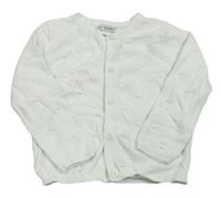 Biely prepínaci crop sveter s 3D bodky PRIMARK