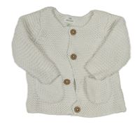 Biely prepínaci sveter zn. John Lewis