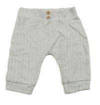 Svetlosivé rebrované vzorované turecké tepláky George