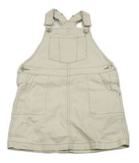 Smotanové rifľové šaty H&M