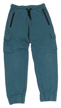 Petrolejovošedé cargo tepláky C&A