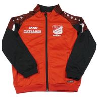 Červeno-čierna therno prepínaci mikina so znakom JAKO