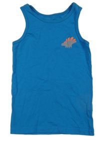 Chrpově modré tielko s dinosaurom C&A