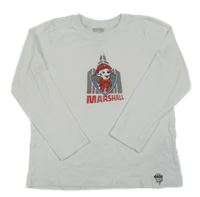 Biele tričko s PAW PATROL - Marshall lupilu