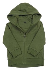 Khaki prepínaci mikina s kapucňou F&F