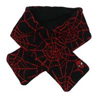 Čierno-červená vzorovaná šál so Spidermanem George