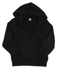 Čierna prepínaci mikina s kapucňou Tu