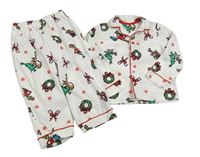 Bílé pyžamo s Grinchem