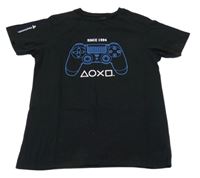 Černé triko s ovladačem - PlayStation George