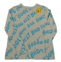 Nové - Béžové tričko s nápismi George