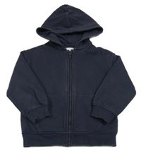Tmavomodrá prepínaci mikina s kapucňou M&S
