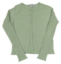 Zelené rebrované prepínaci tričko L&D