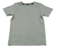 Sivé melírované športové tričko