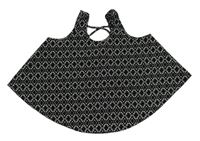 Čierno-biely vzorovaný ľahký top Primark