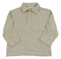 Svetlobéžový ľahký sveter s golierikom H&M