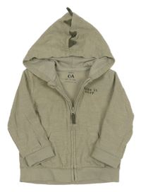 Světlekhaki prepínaci mikina s kapucňou s ostny C&A