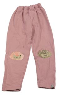 Ružové tepláky s ježkami Liegelind