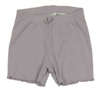Lila rebrované kraťasy H&M
