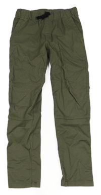 Khaki plátenné nohavice George