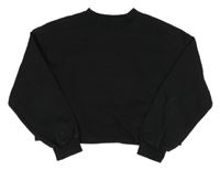 Čierna crop mikina H&M
