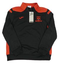 Nové - Čierno-červená športová mikina s logom Joma