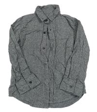 Sivá melírovaná košeľa Primark