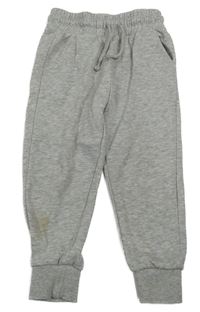 Světlešedé melírované tepláky F&F