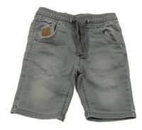 Světlešedé riflové teplákové kraťasy Topolino