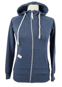 Dámská tmavomodrá propínací mikina s kapucí Blind Date