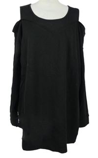 Nové - Dámska čierna tunika s volnými rameny zn. Yours