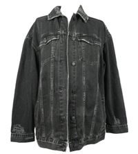 Dámská černá riflová oversized bunda New Look 