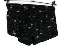 Dámske čierne bodkované kraťasy s plameňáky Tally Weijl vel. 32