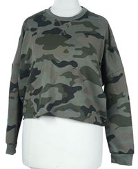 Dámská army crop mikina Primark 