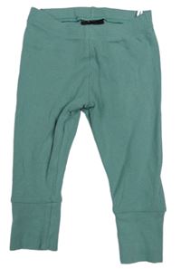 Khaki rebrované ľahké tepláky H&M