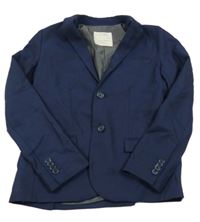 Tmavomodré melírované slávnostné sako Zara