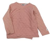 Ružová prešívaná zateplená prepínaci mikina Lily & Dan