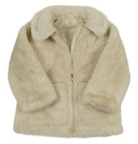 Svetlobéžová kožušinová bunda H&M
