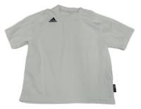 Bílé sportovní funkční tričko Adidas